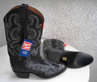 verkleinert Western Boots Straußenleder Johny Lama 7.jpg